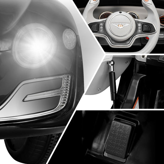 Bentley Style 12V Electric Ride On Car for Kids with 2.4G Remote Control