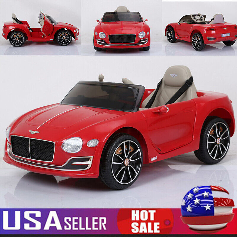 Load image into Gallery viewer, Bentley Style 12V Electric Ride-On Car with Remote Control and LED Lights for Kids
