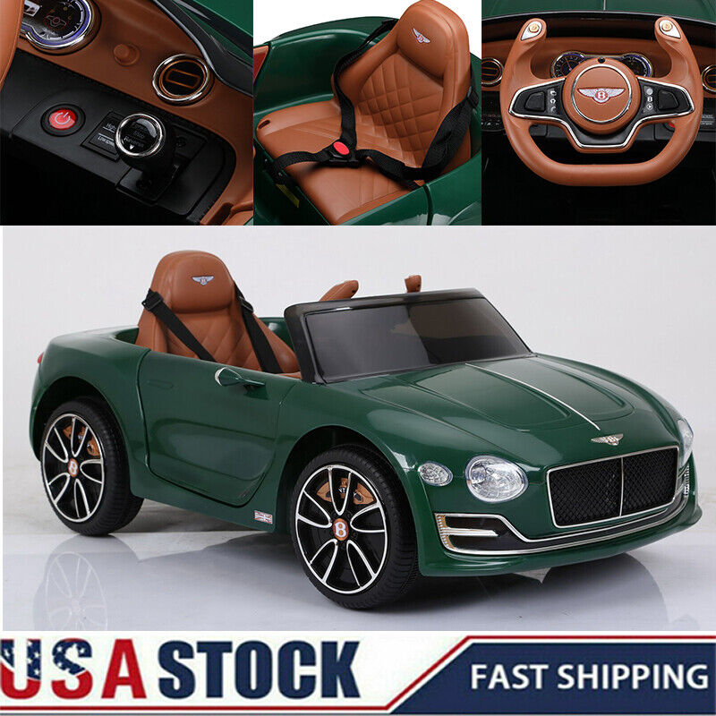 Load image into Gallery viewer, Bentley Style 12V Electric Ride-On Car with Remote Control and LED Lights for Kids
