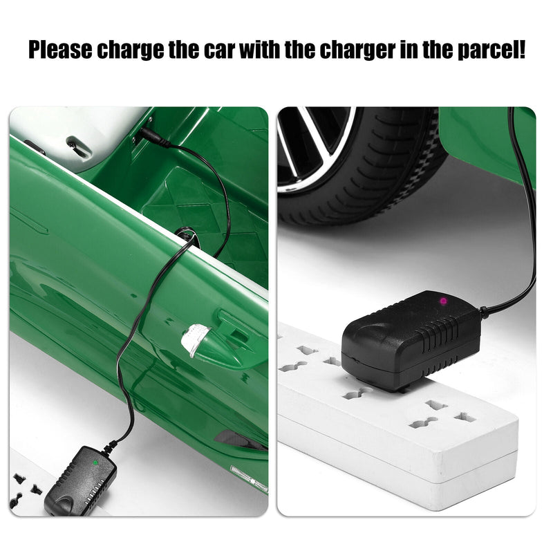 Load image into Gallery viewer, Bentley Style 12V Electric Ride-On Toy Car with Remote Control and LED Lights - Green
