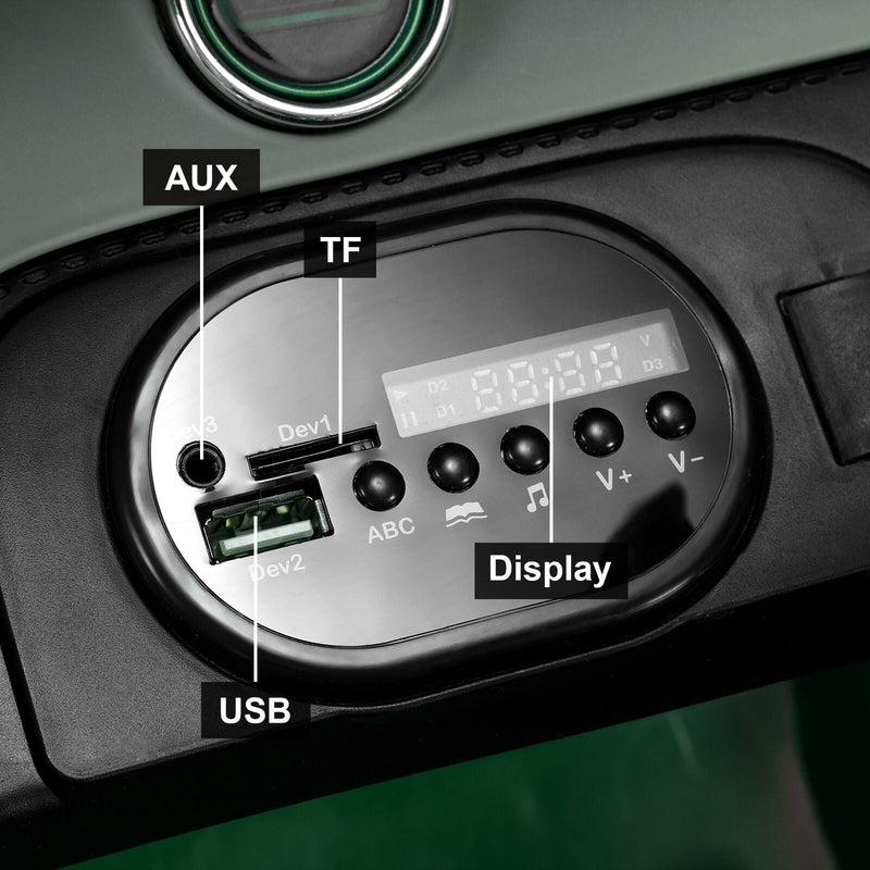 Load image into Gallery viewer, Bentley Style 12V Electric Ride-On Toy Car with Remote Control and LED Lights - Green
