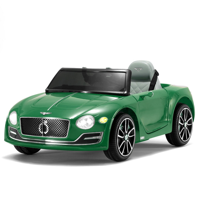 Load image into Gallery viewer, Bentley Style 12V Electric Ride-On Toy Car with Remote Control and LED Lights - Green
