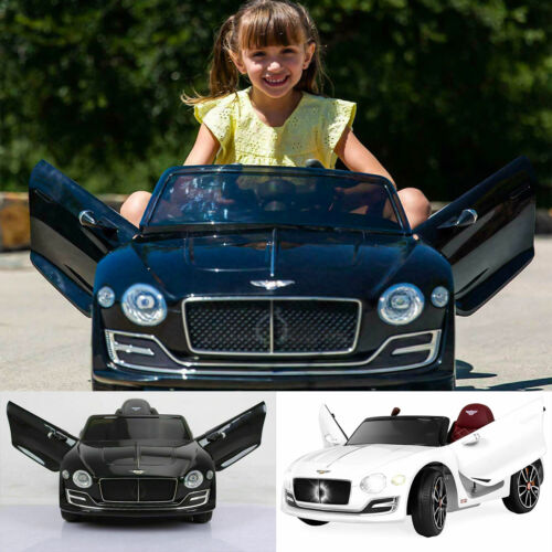 Load image into Gallery viewer, Bentley Style 12V Kids Ride On Car with Remote Control - Black/White

