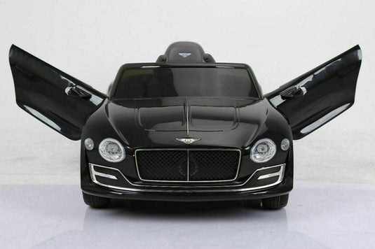 Bentley Style 12V Kids Ride On Car with Remote Control - Black/White