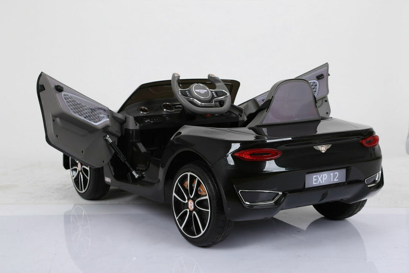 Load image into Gallery viewer, Bentley Style 12V Kids Ride On Car with Remote Control - Black/White
