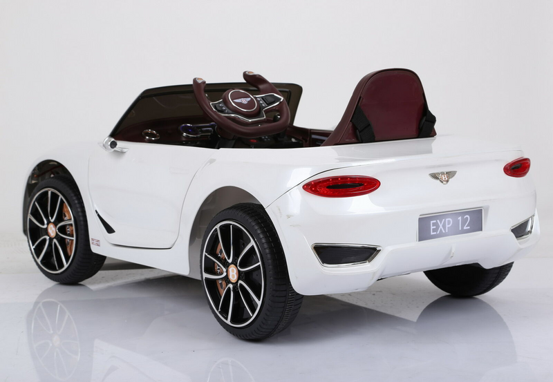 Load image into Gallery viewer, Bentley Style 12V Kids Ride On Car with Remote Control - Black/White
