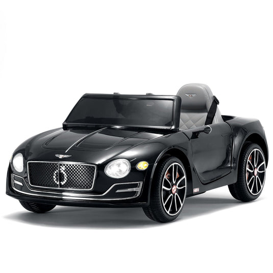 BENTLEY Style 12V Kids Ride-On Car with Remote Control, LED Lights, and MP3 Player