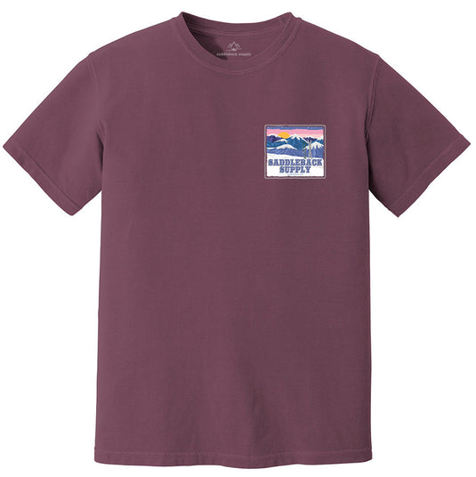 Snowy Peaks Pigment Tee