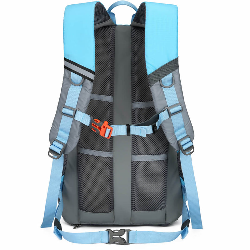 Load image into Gallery viewer, High Visibility Blue Reflective Commuter Bike Backpack |Riderbag Reflektor35
