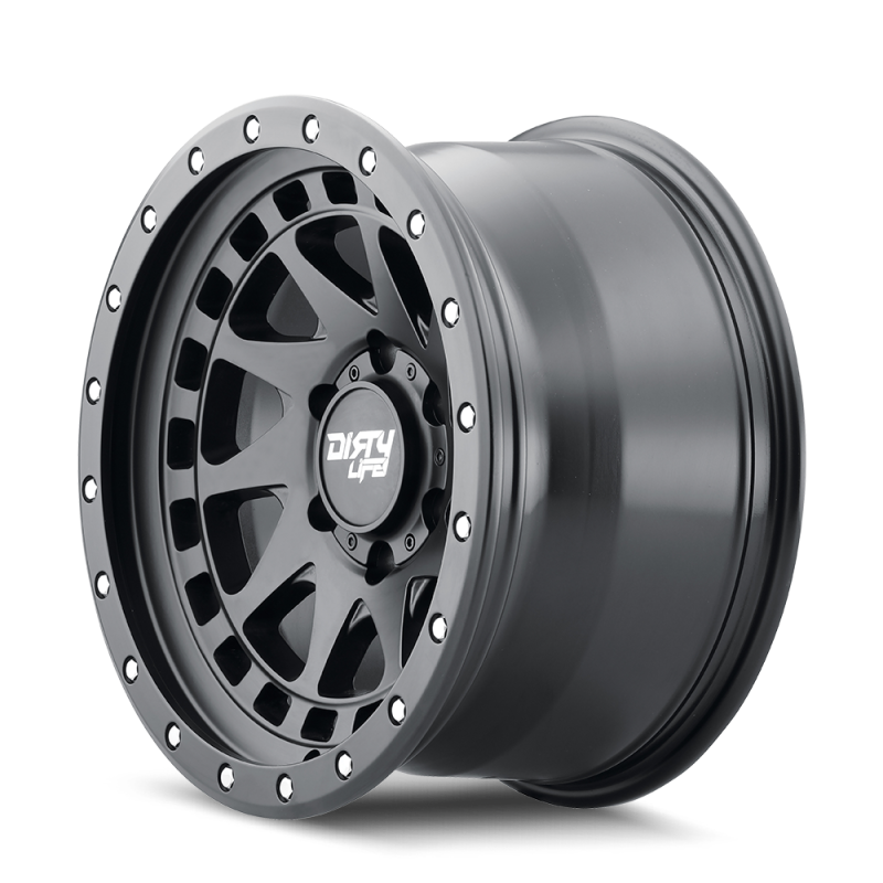 Load image into Gallery viewer, Dirty Life 9311 Enigma Pro 17x9/5x127 BP/-38mm Offset/71.5mm Hub Matte Black Wheel - Beadlock
