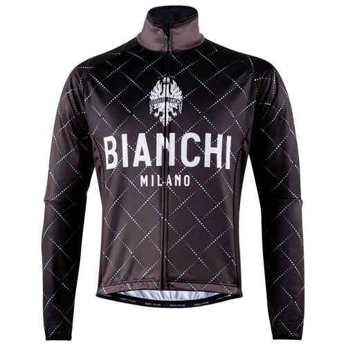 Bianchi Milano Traono Men's Winter Cycling Jacket (Black) 3XL, 4XL