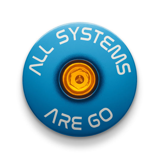 All Systems Are Go Bike Headset Cap