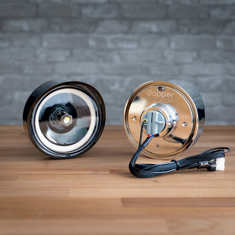 Load image into Gallery viewer, 1969 Chevrolet Camaro Billet Front Parking Lamps
