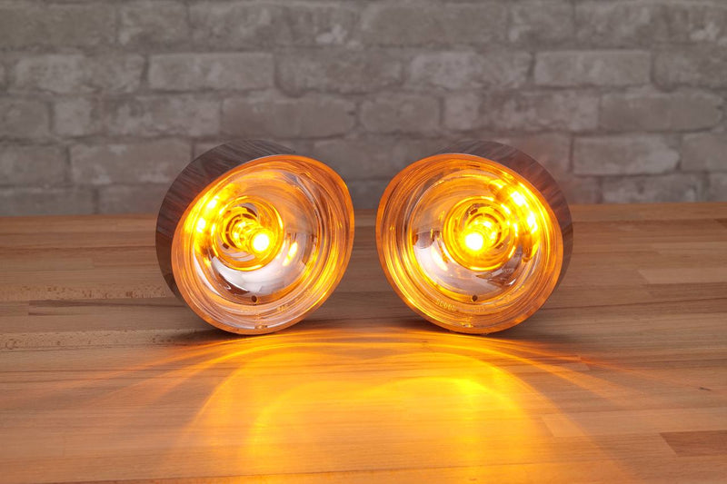 Load image into Gallery viewer, 1969 Chevrolet Camaro Billet Front Parking Lamps
