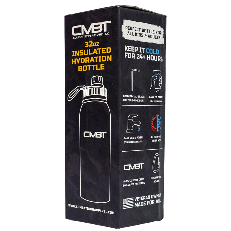 Load image into Gallery viewer, 32oz Metal Hydration Bottle V2 | 24hr Insulated + Drink Port
