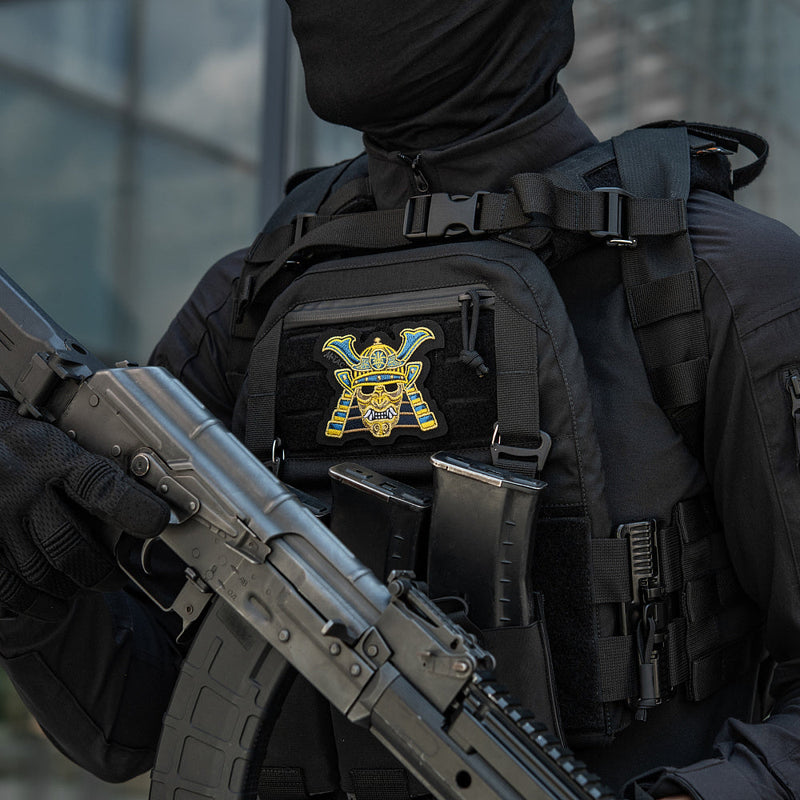 Load image into Gallery viewer, M-Tac Samurai Mask Embroidered Patch
