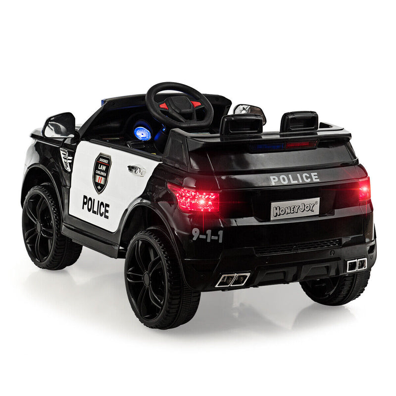 Load image into Gallery viewer, Black 12V Electric Ride-On Toy Car for Kids with Remote Control and Music
