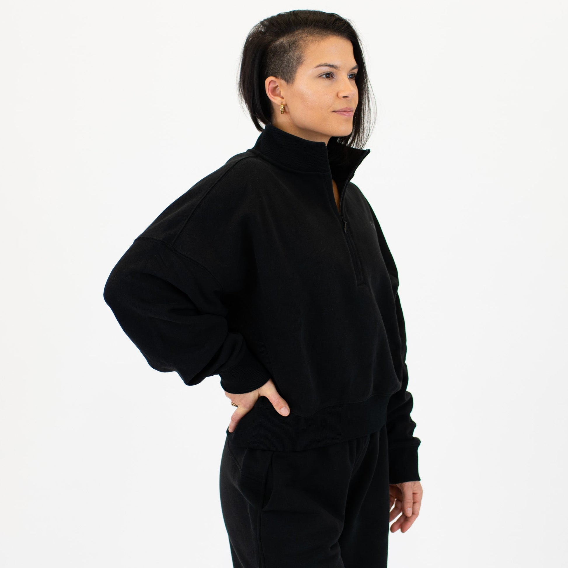 Weekender Half Zip Crop Sweatshirt - Skoutley Outdoors LLC