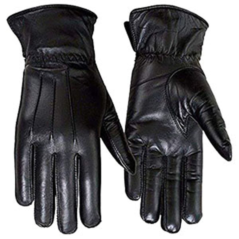 Load image into Gallery viewer, Ladies Warm Winter Dress And Work Gloves, Thermal Lining, Genuine Black Leather
