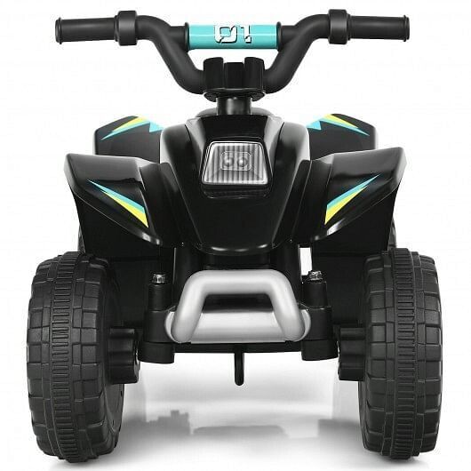 Load image into Gallery viewer, Black 6V Electric ATV Ride-On Toy for Kids with 4 Wheels
