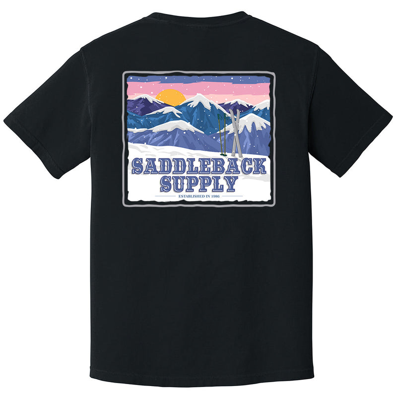Load image into Gallery viewer, Snowy Peaks Pigment Tee

