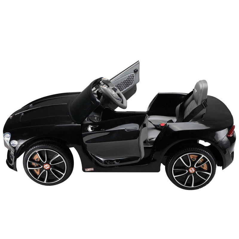 Load image into Gallery viewer, Black Bentley 12V Ride-On Car with Parental Remote Control - 2 Speeds for Ages 3-6
