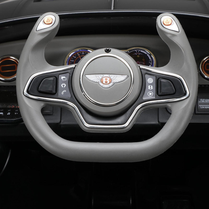 Load image into Gallery viewer, Black Bentley 12V Ride-On Car with Parental Remote Control - 2 Speeds for Ages 3-6
