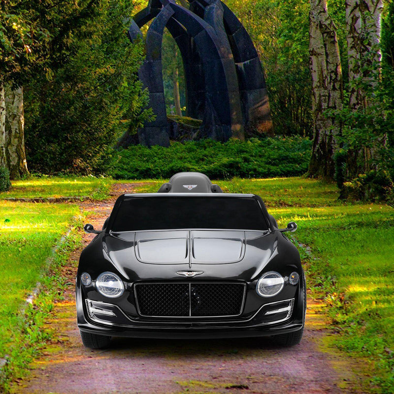 Load image into Gallery viewer, Black Bentley 12V Ride-On Car with Parental Remote Control - 2 Speeds for Ages 3-6

