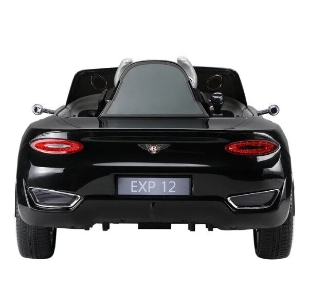 Load image into Gallery viewer, Black Bentley 12V Ride-On Car with Parental Remote Control - 2 Speeds for Ages 3-6
