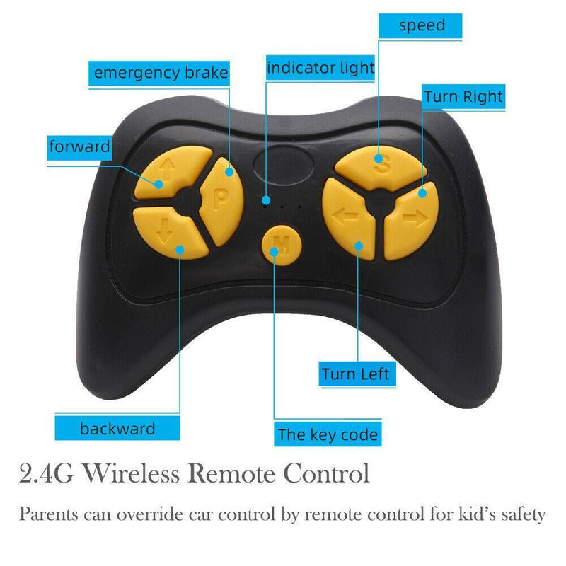 Load image into Gallery viewer, Black Electric 12V Kids Ride On Car with Remote Control and Music
