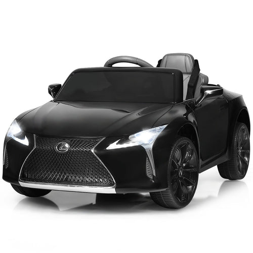 Black Lexus Licensed Electric Kids Ride on Car with Remote Control - Officially Licensed and Fully Equipped for Endless Fun!