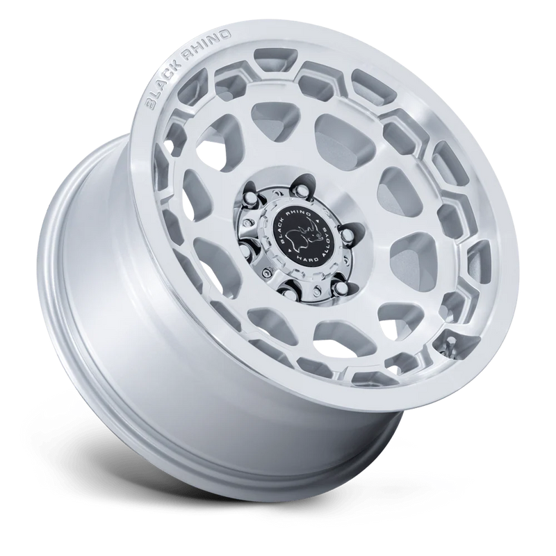 Load image into Gallery viewer, Black Rhino Hard Alloys Br026 Congo Gloss Silver W/ Machined Face
