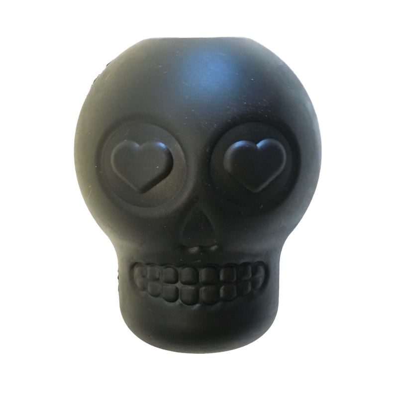 Load image into Gallery viewer, Magnum Sugar Skull Dog Chew Toy &amp; Treat Dispenser - USA Made | SodaPup

