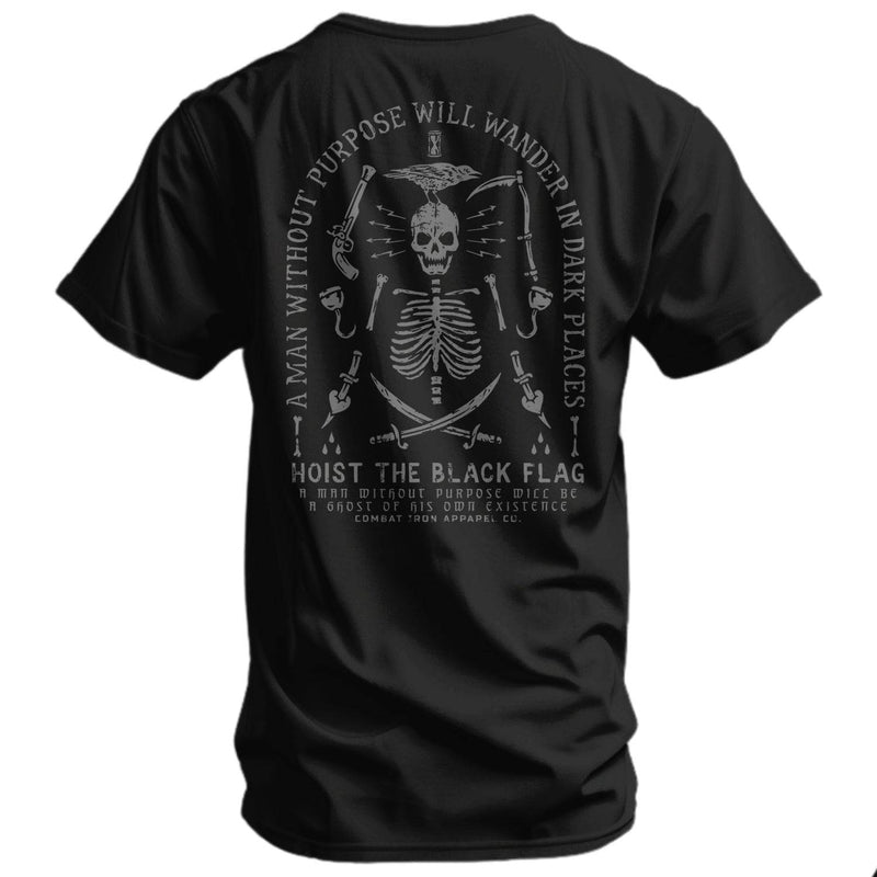 Load image into Gallery viewer, Hoist the Black Flag Skull &amp; Bones Men&#39;s T-Shirt

