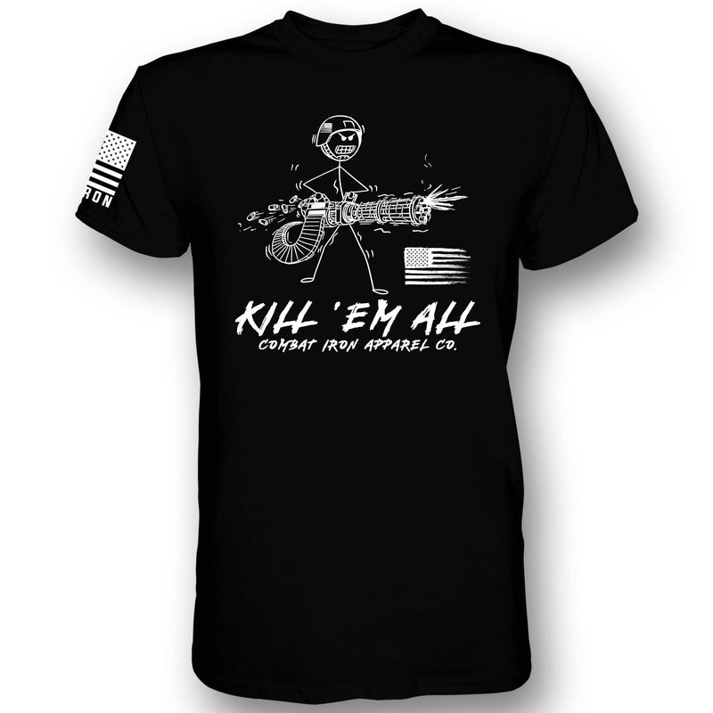 Load image into Gallery viewer, Kill Em&#39; All Machine Gunner Men&#39;s T-Shirt
