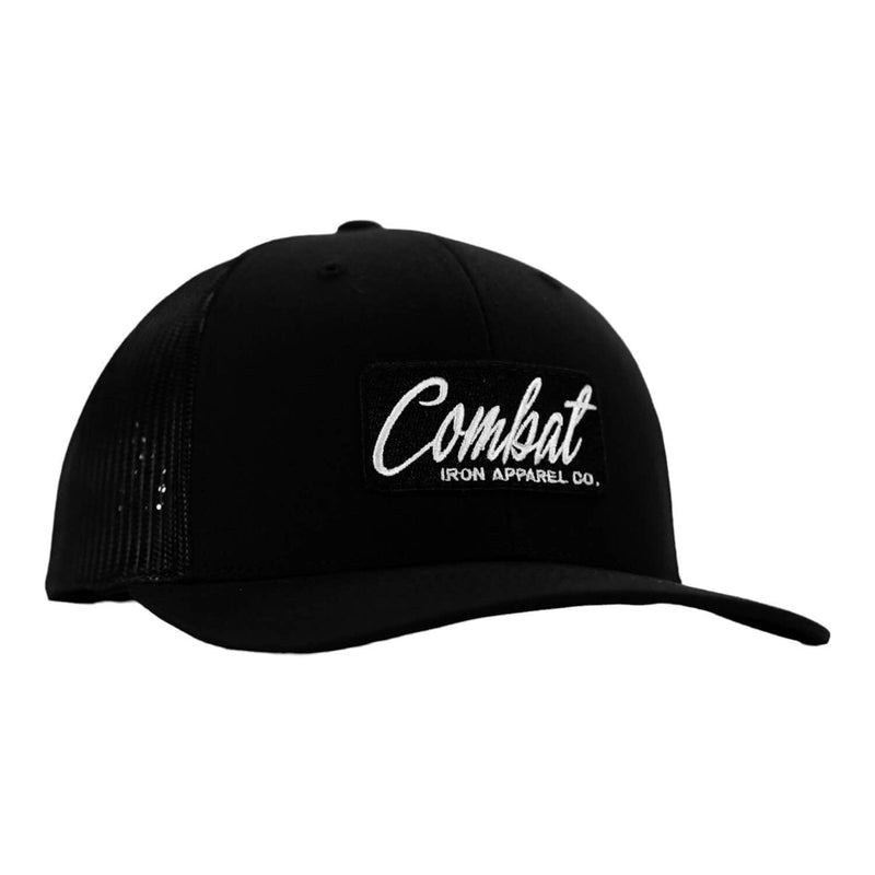 Load image into Gallery viewer, Combat Script Patch Mid-Profile Mesh Snapback Hat
