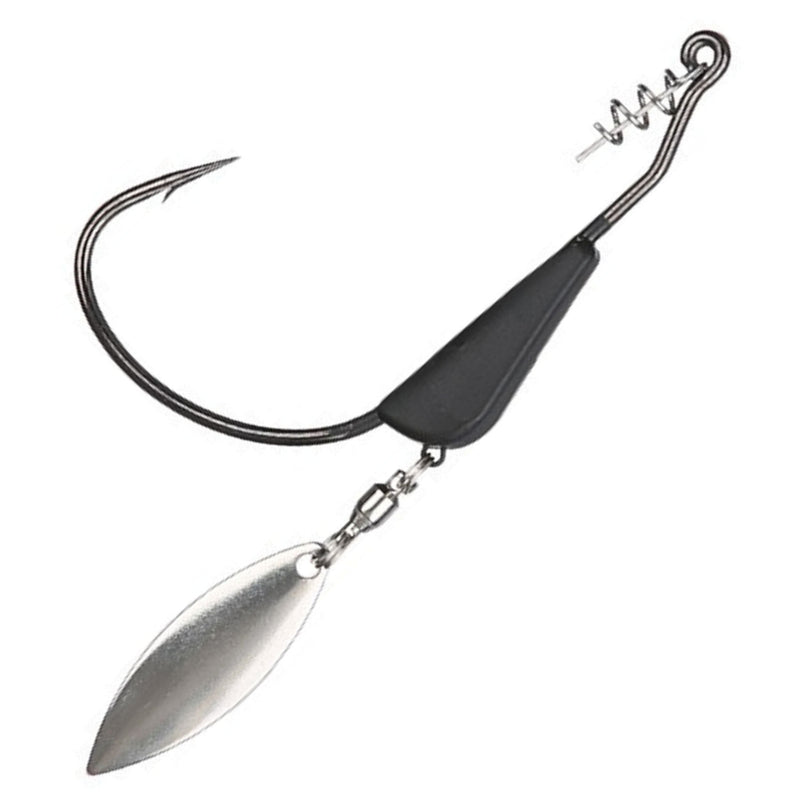 Load image into Gallery viewer, Reaction Tackle Bladed/Tungsten Weighted Swimbait Hooks- 3-Pack
