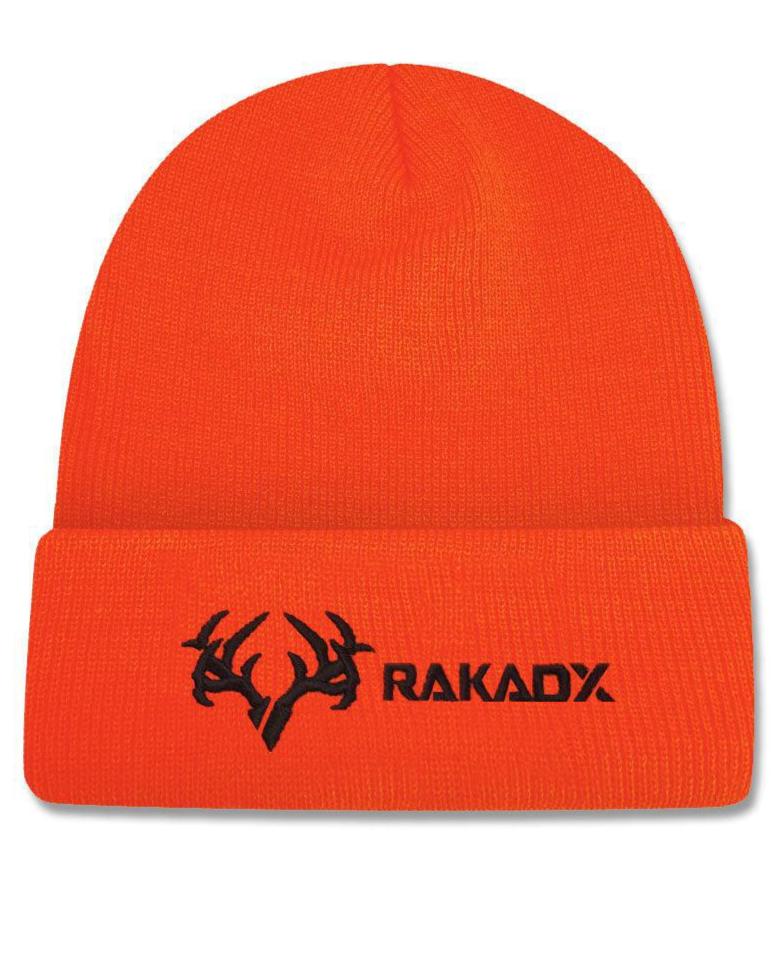 Load image into Gallery viewer, Blaze Orange Fold Over Beanie
