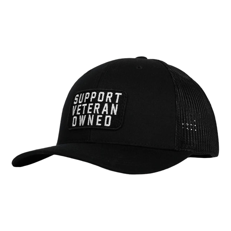 Load image into Gallery viewer, Support Veteran Owned Patch Mid-Profile Mesh Snapback
