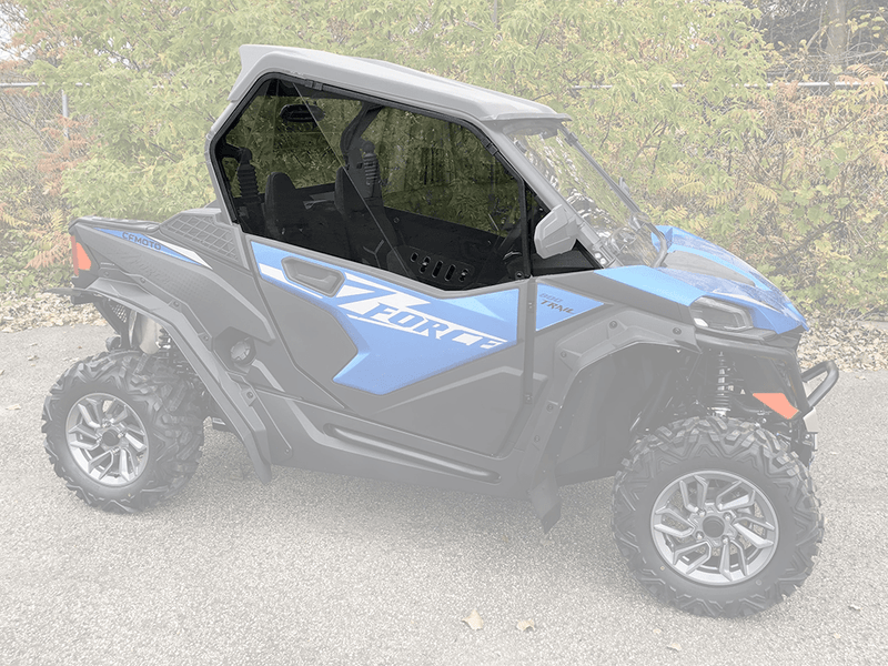 Load image into Gallery viewer, Spike CF Moto Z-Force 800-950 Trail Vented Polycarbonate Upper Doors Kit (Tinted)

