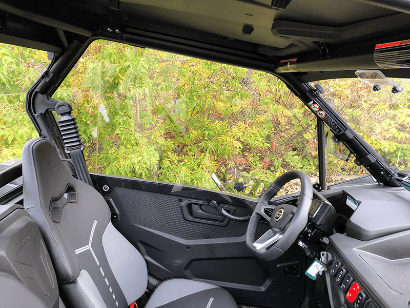 Load image into Gallery viewer, Spike CF Moto Z-Force 800-950 Trail Vented Polycarbonate Upper Doors Kit (Tinted)
