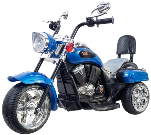 Load image into Gallery viewer, Blue 1-3 Year Old Kids&#39; Motorcycle with Wheels
