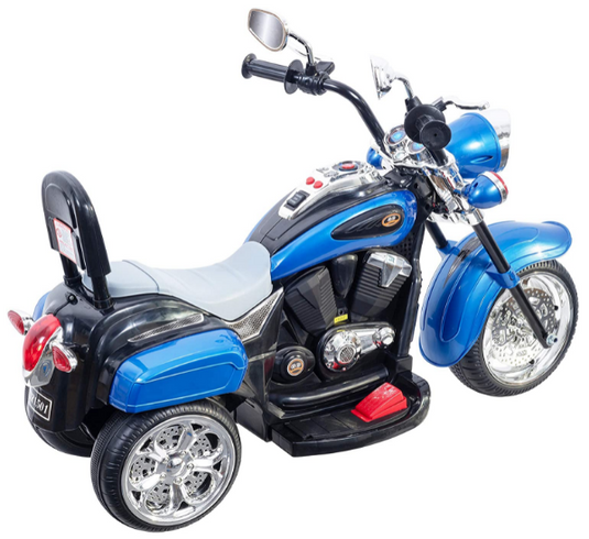 Blue 1-3 Year Old Kids' Motorcycle with Wheels