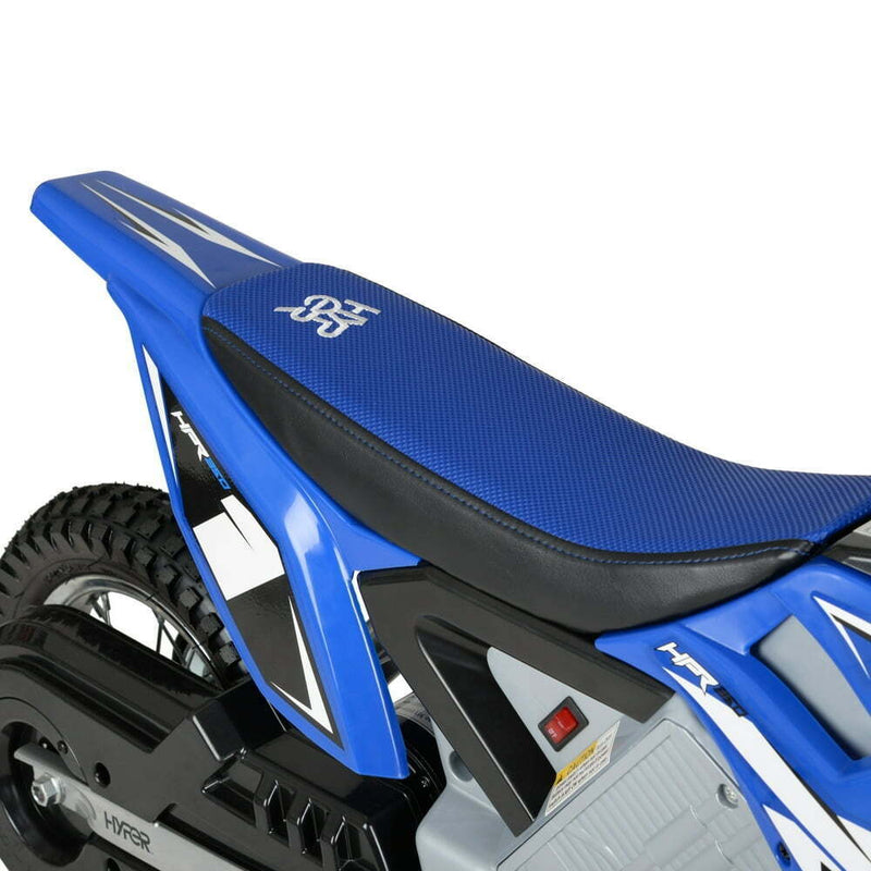 Load image into Gallery viewer, Blue 24V Electric Motorcycle for Kids with Maximum Speed of 14 mph
