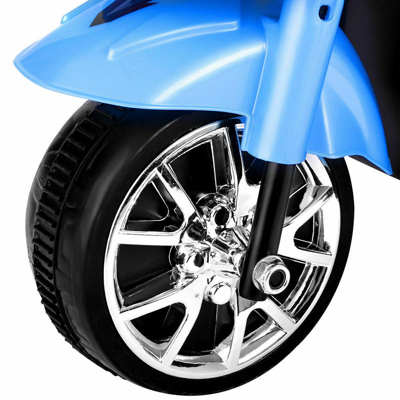 Load image into Gallery viewer, Blue 6V Electric Ride-On Motorcycle for Kids - Battery Powered 3 Wheel Toy
