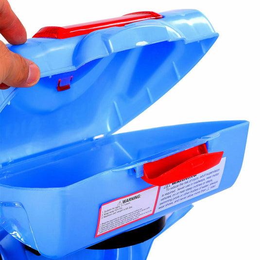 Blue 6V Electric Ride-On Motorcycle for Kids - Battery Powered 3 Wheel Toy