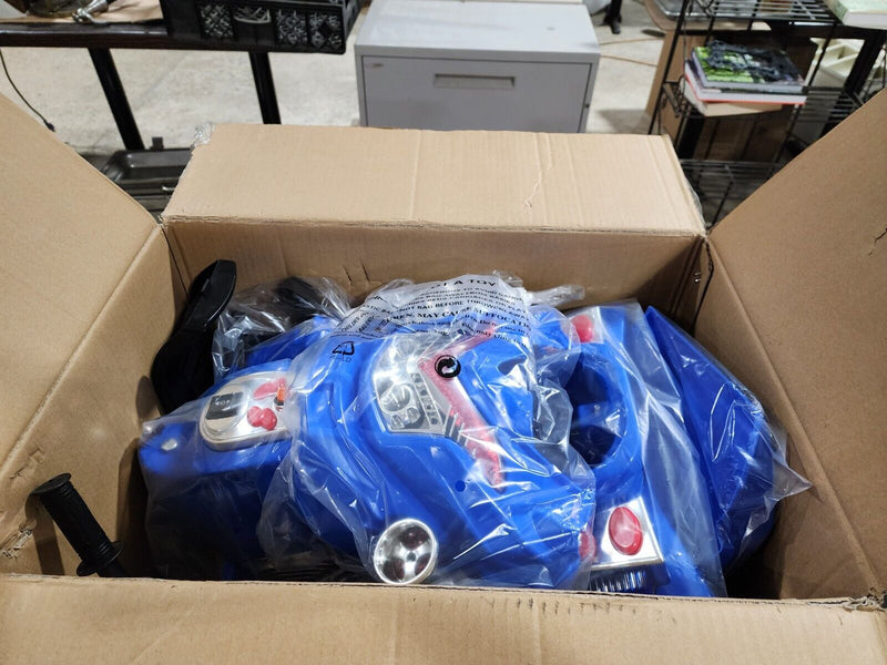 Load image into Gallery viewer, Blue Lil Rider 3-Wheel FX Sport Bike - Battery Powered for Endless Fun!
