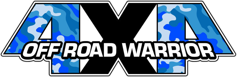 Load image into Gallery viewer, 4x4 Off Road WARRIOR Decal Stickers (x2) [PICK 1 PATTERN]
