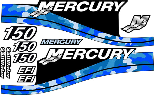 CAMOUFLAGE Replacement Decal Kit For Mercury 