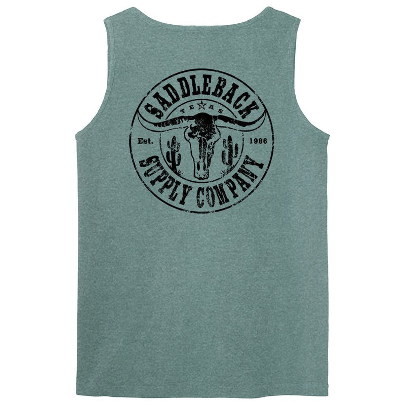 Load image into Gallery viewer, Desert Skull Pigment Tank Top

